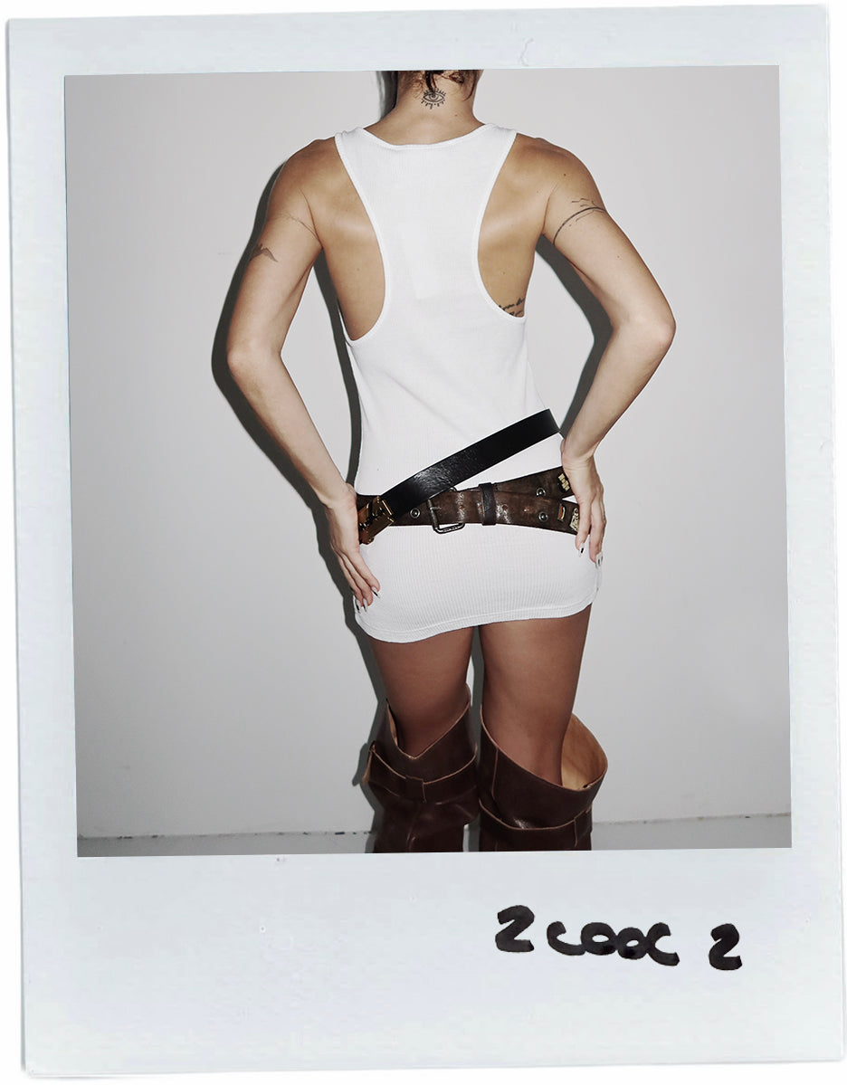 Y PROJECT INVISIBLE STRAP TANK TOP
