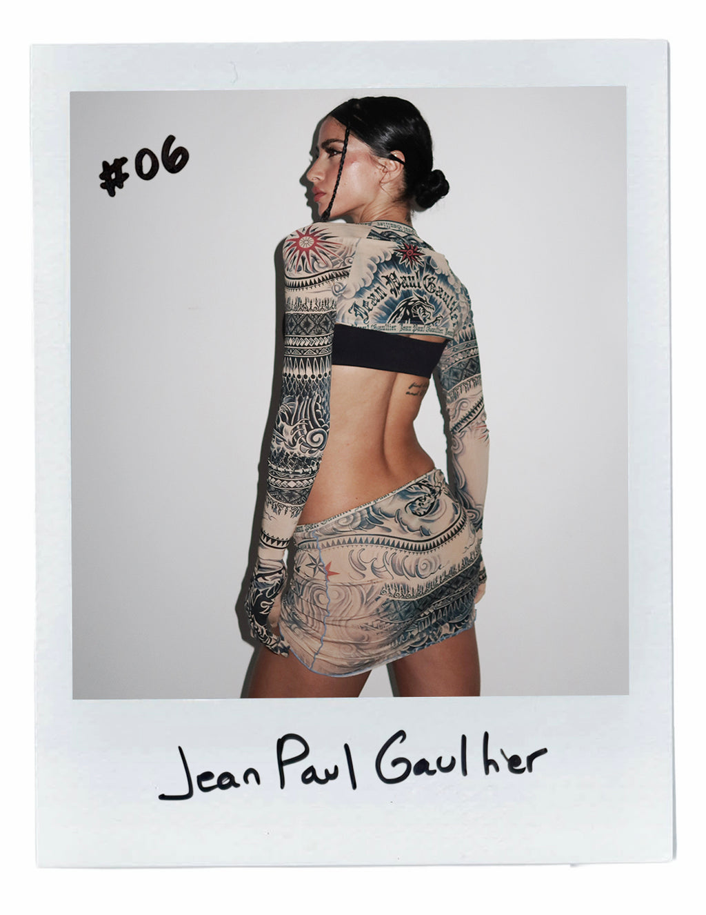 JEAN PAUL GAULTIER MINISKIRT & CARDIGAN