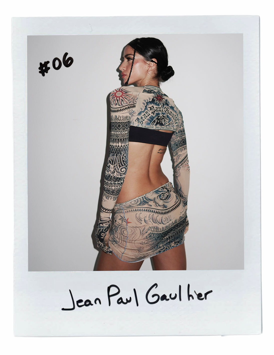 JEAN PAUL GAULTIER MINISKIRT & CARDIGAN