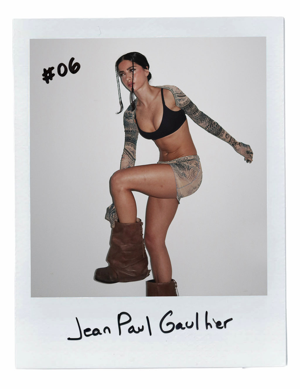 JEAN PAUL GAULTIER MINISKIRT & CARDIGAN