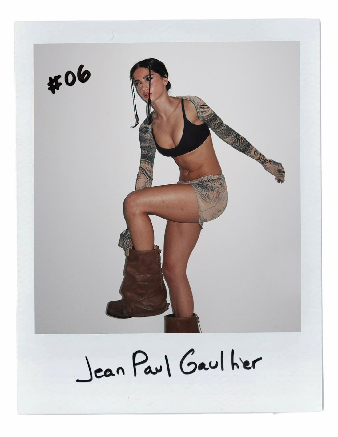 JEAN PAUL GAULTIER MINISKIRT & CARDIGAN