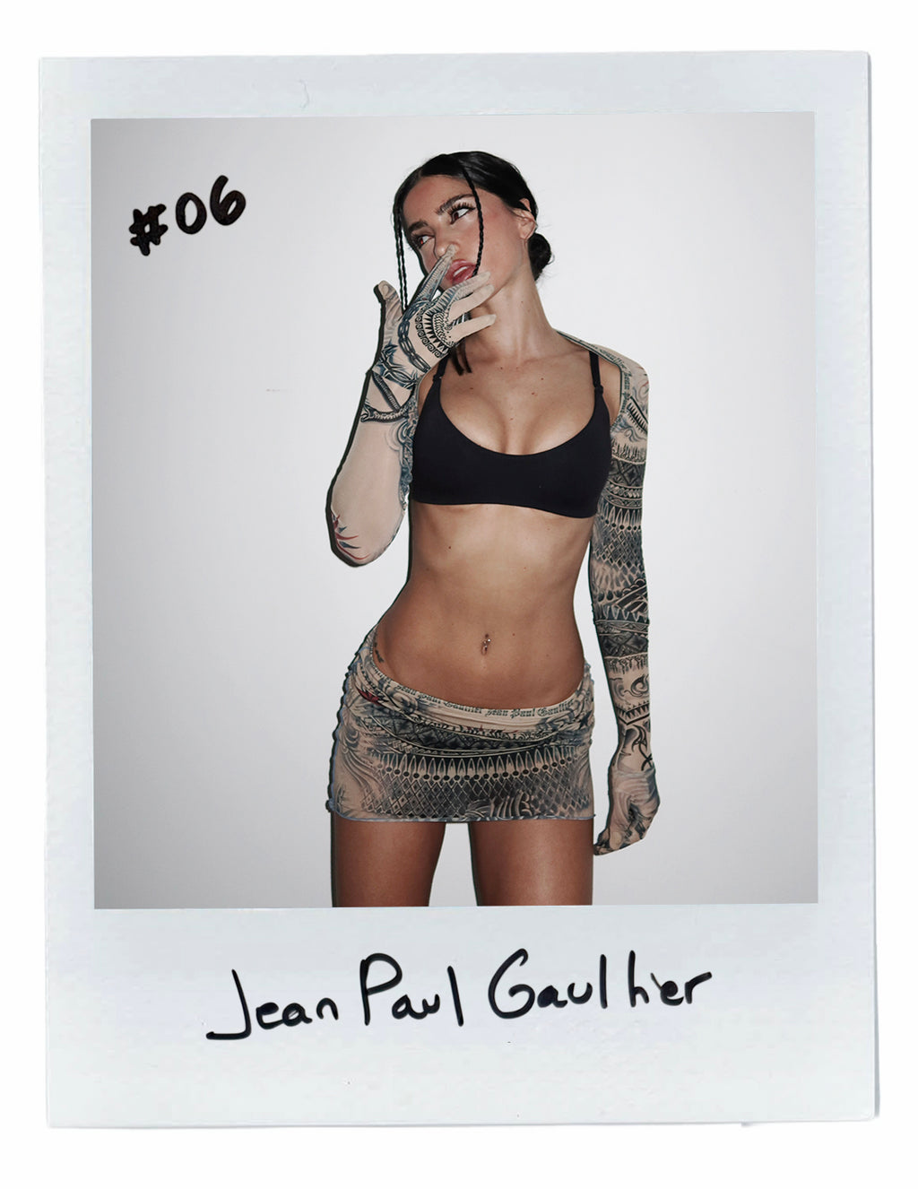 JEAN PAUL GAULTIER MINISKIRT & CARDIGAN