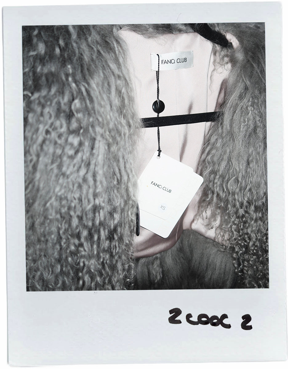 FANCI CLUB CROPPED FUR COAT (NUEVO CON ETIQUETA)