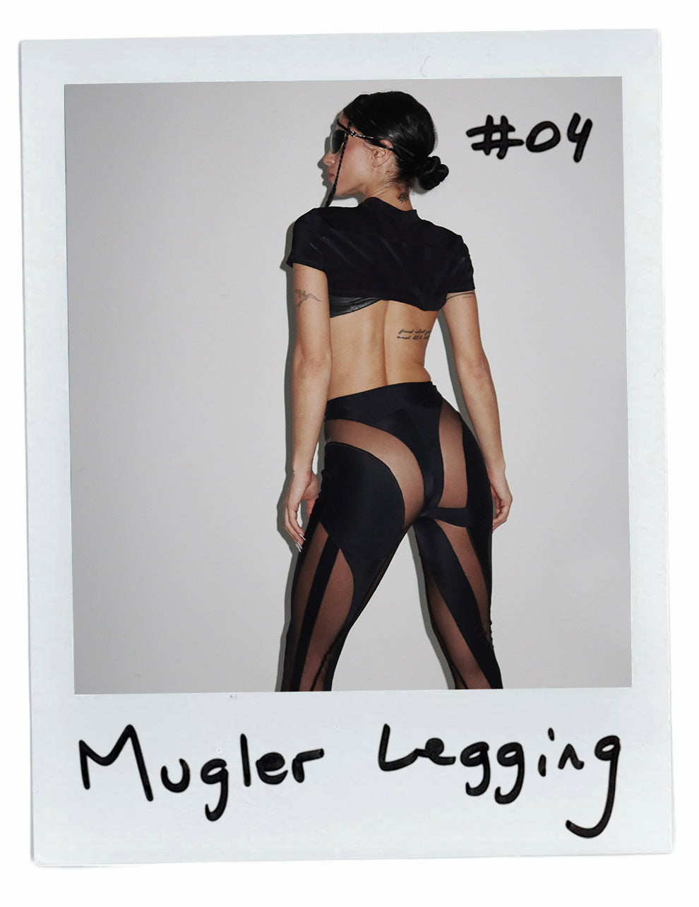 MUGLER MESH LEGGINGS
