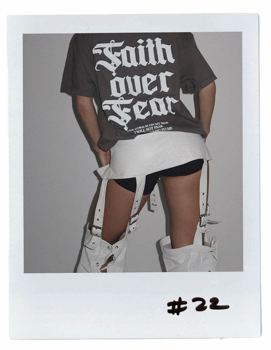 FAITH OVER FEAR TSHIRT (sin uso)