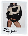 DIESEL TEDDY FLEECE LOGO JACKET