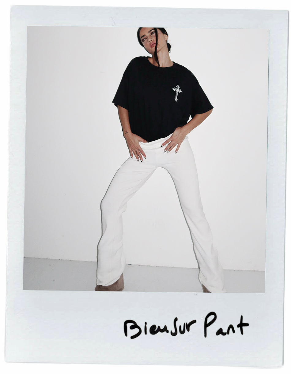 WHITE PANTS BIENSUR